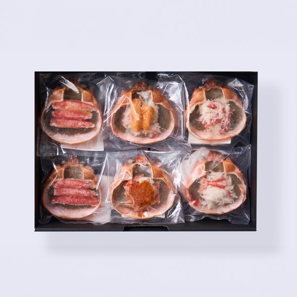 【お歳暮熨斗】かにみそ甲羅盛りセット