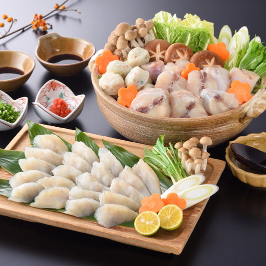 【お歳暮熨斗】「下関　音」ふくちり鍋・しゃぶ鍋セット