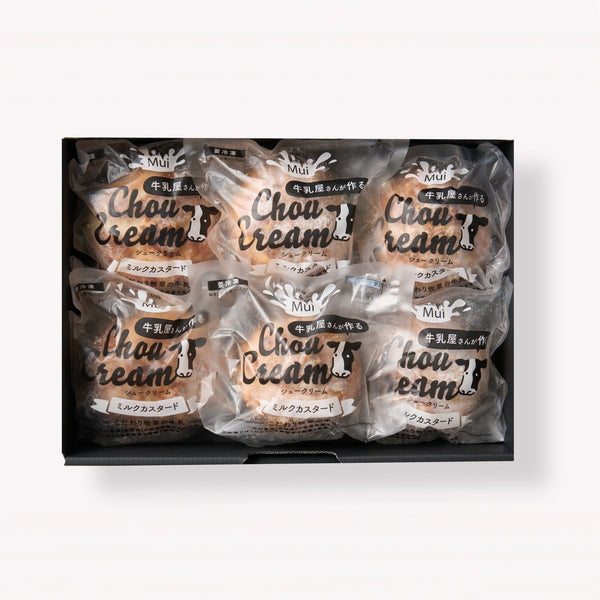 【お歳暮熨斗】牛乳屋さんが作るシュークリーム　６個