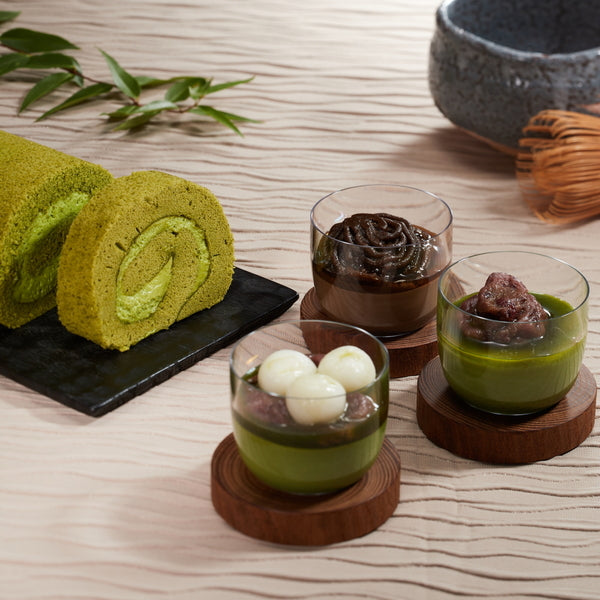 【お歳暮熨斗】京都・東山茶寮　宇治抹茶ロールケーキと宇治茶プリン３つの風味