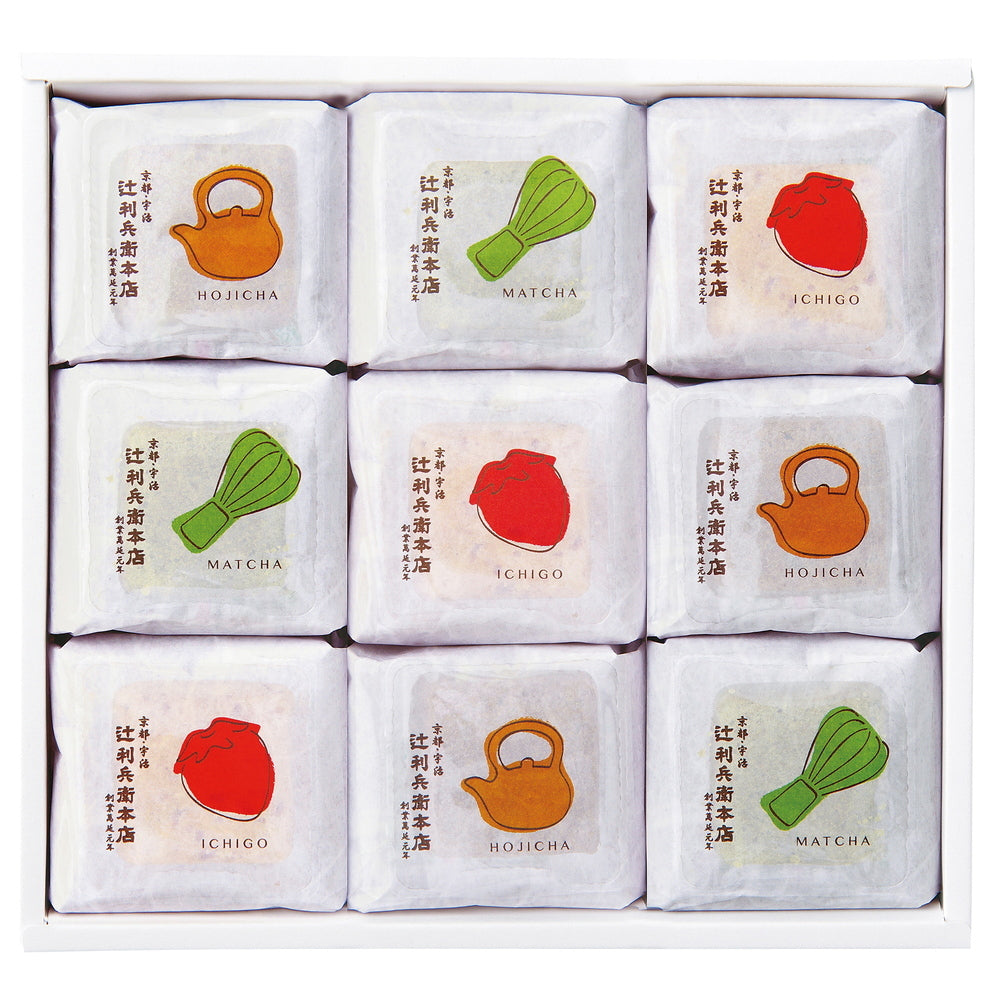 【ギフトカード】創業萬延元年 京都宇治　辻利兵衛本店　賽の茶　9個