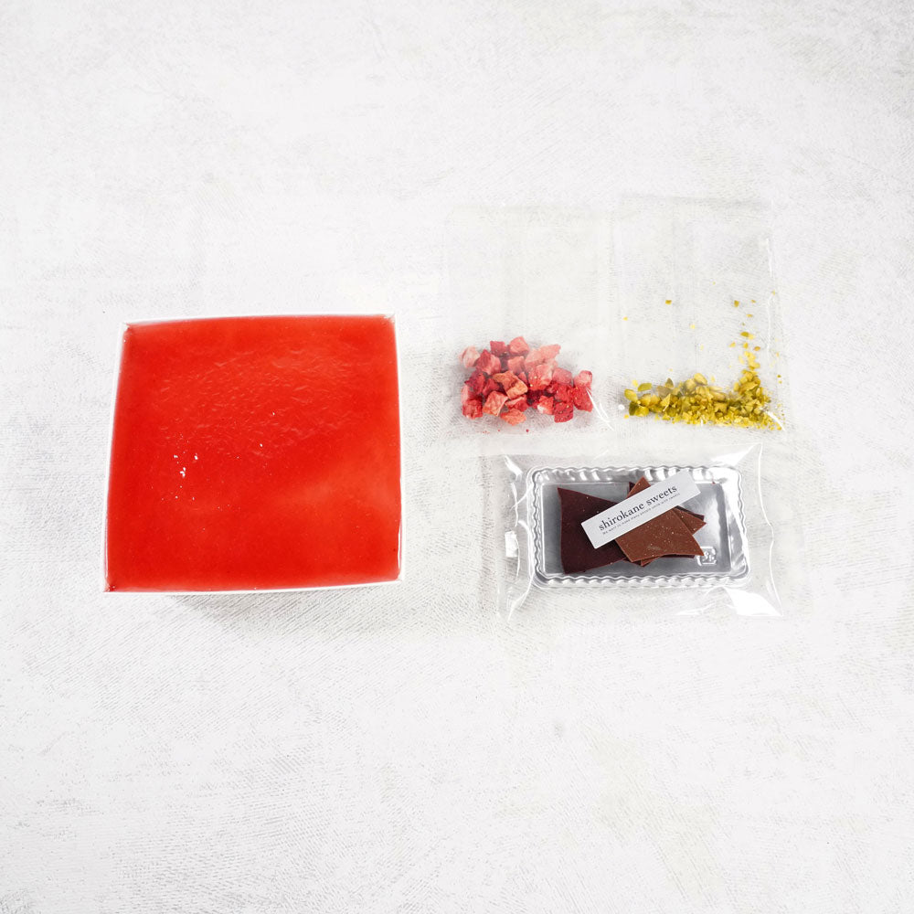 【ギフトカード】白金スイーツ スクエアスイーツボックス 白金ミロワール フランボワーズ（簡易パッケージ）