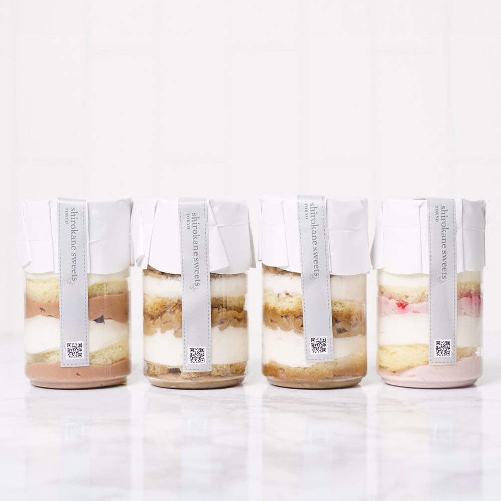 【ギフトカード】白金スイーツ 白金モンブラン(mix）4種アソート4個セット