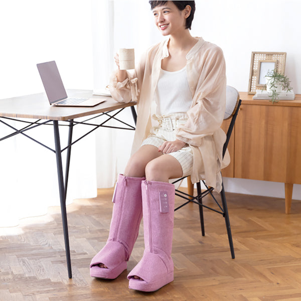 アテックスルルド レッグマッサージャー スッキリブーツ(ピンク)