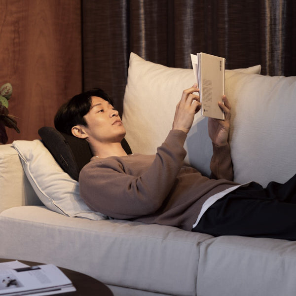 アテックストール コードレスマッサージクッション(ダークグレー)