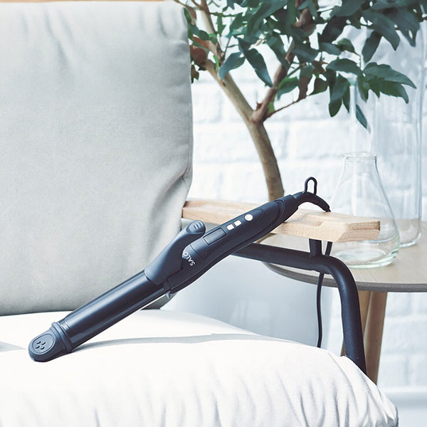 SALONIA ストレートヒートブラシ スリム BK SL-012BKS