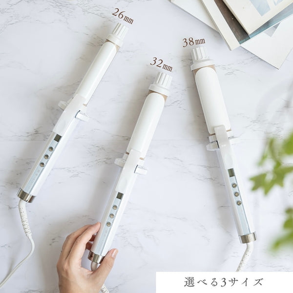 絹女～KINUJO～カールアイロン 26mm