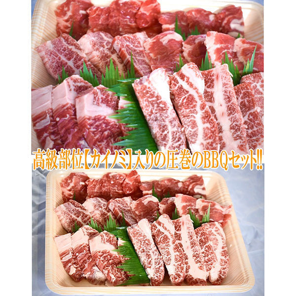 大阪・堺の人気焼肉店! 高級部位(カイノミ入) 1ポンド焼肉･BBQセット 計900g