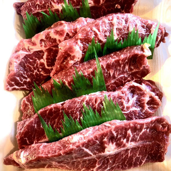 大ヒットの焼肉 炸の厚切りAUSステーキ切り落としセット 計900g
