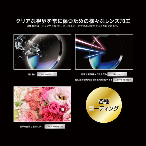 ミエルPro［累進多焦点シニアグラス］UW001-TO(ベッコウ)