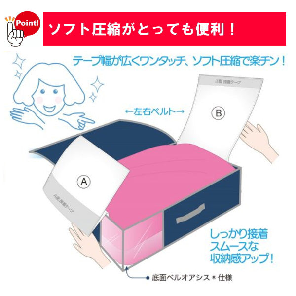 TEIJIN 乾っとデオケースLight【小サイズ】（2個セット）ベージュ