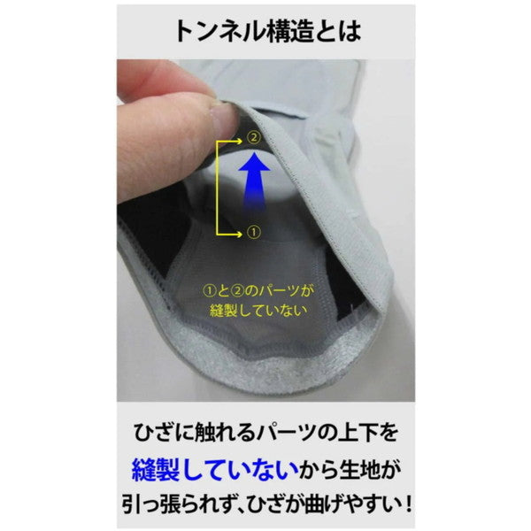 皮膚感覚ひざサポーターaruko 2枚　【ブラック／LLサイズ】