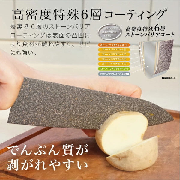 ストーンバリア包丁（ライトタイプ）＋シャープナーセット 【包丁+シャープナー】