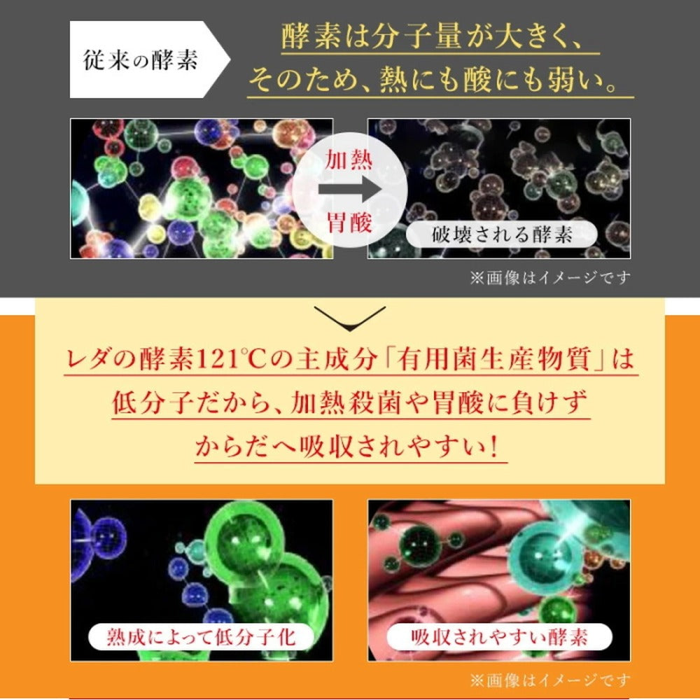 レダの酵素121℃ ナチュラルスリムドゥ 酵素ドリンク 【600mL x 2本】