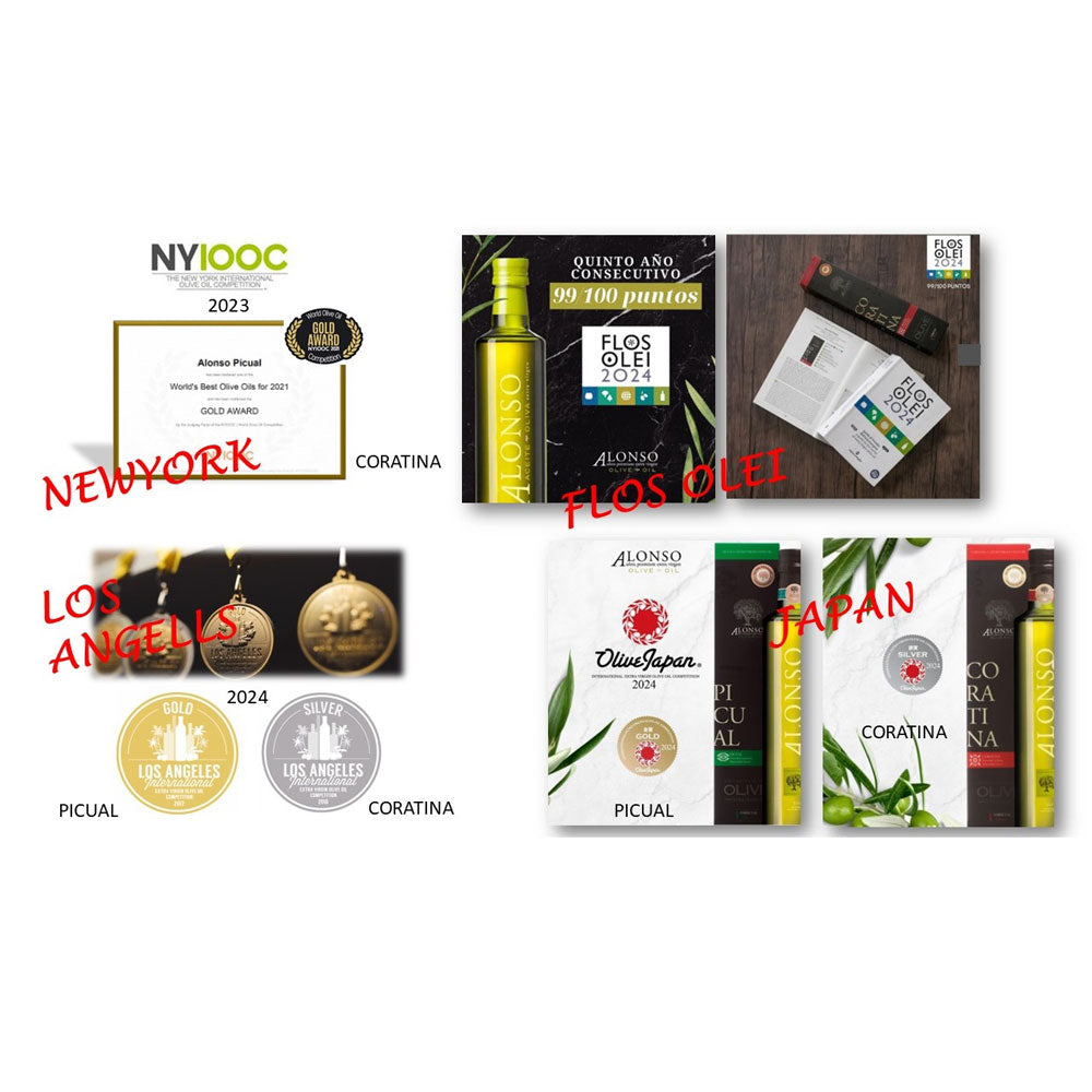 【ギフトカード】【受賞歴多数】ALONSO エクストラヴァージンオリーブオイル 1種(BLEND)1本