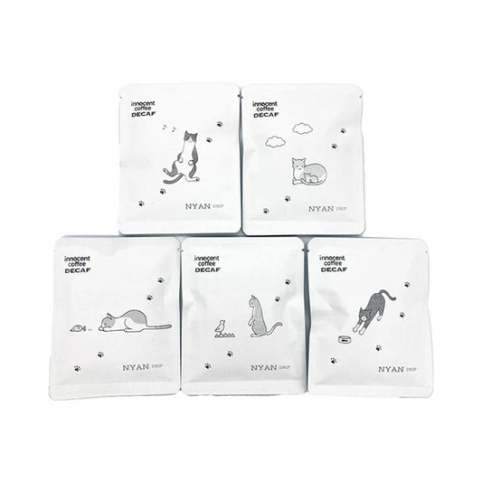 【ギフトカード】デカフェコーヒー専門 イノセントコーヒー　NYAN coffeeドリップバッグセット 10pc
