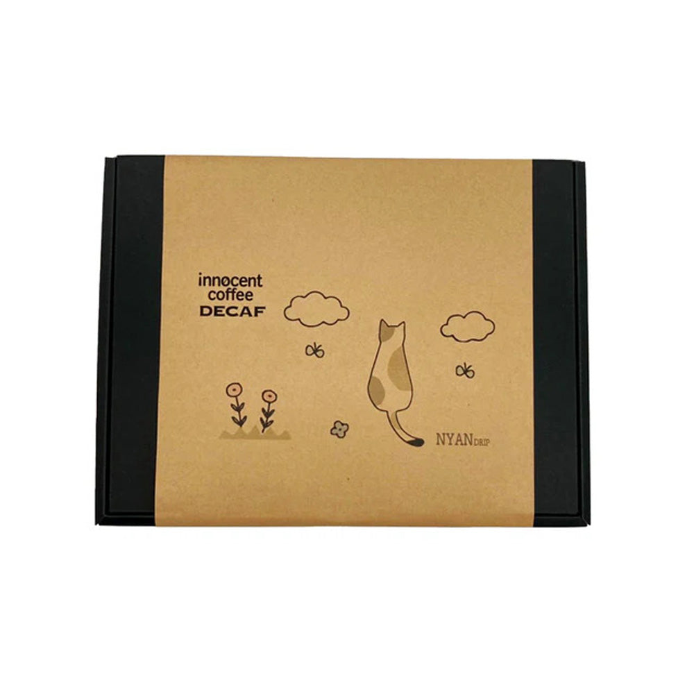 【ギフトカード】デカフェコーヒー専門 イノセントコーヒー　NYAN coffeeドリップバッグセット 10pc