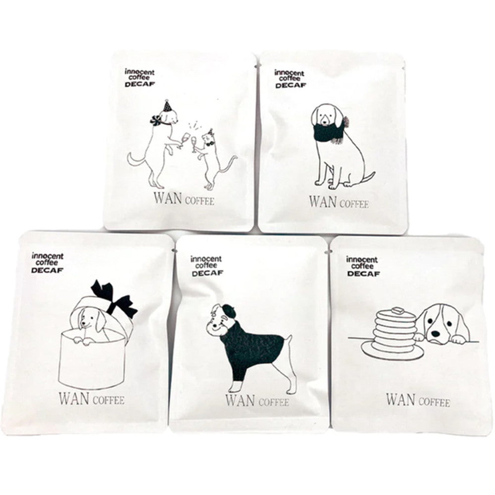 【ギフトカード】デカフェコーヒー専門　イノセントコーヒー　WAN coffeeドリップバッグセット 10pc