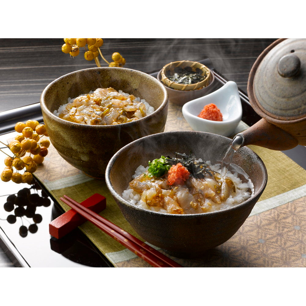 愛知　ふく専門店「福べ」とらふぐひつまぶしセット（味付けとらふぐ50g×4袋　等）