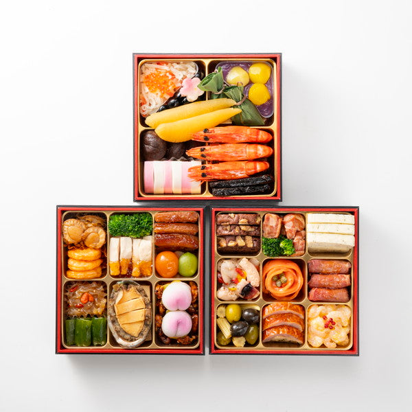 【2026年おせち予約】横浜ロイヤルパークホテル 和洋中おせち 34品 3段 (3～4人前)