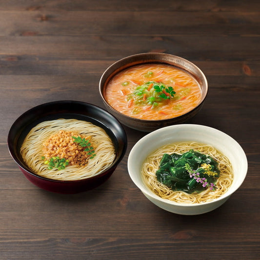 【お歳暮熨斗】奈良 「池利」 お湯かけ3分 手延べにゅうめん詰合せ