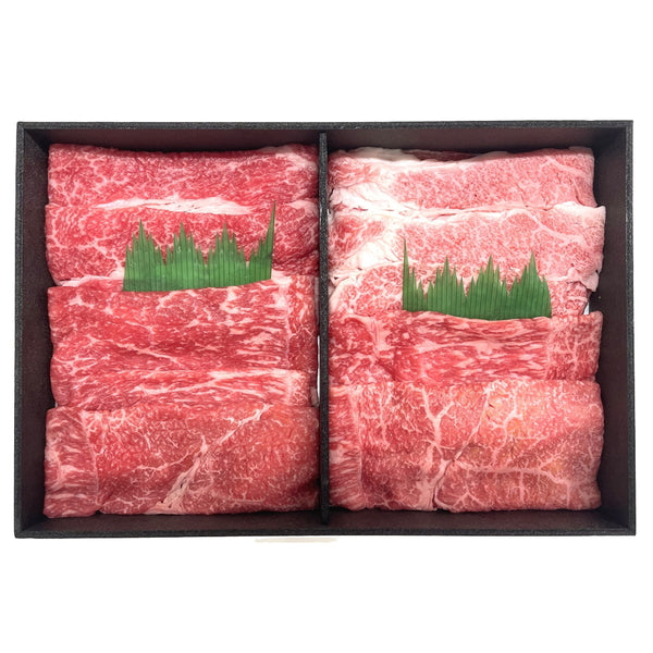 近江牛＆神戸ビーフ　すきやき食べ比べセット(合計500g)