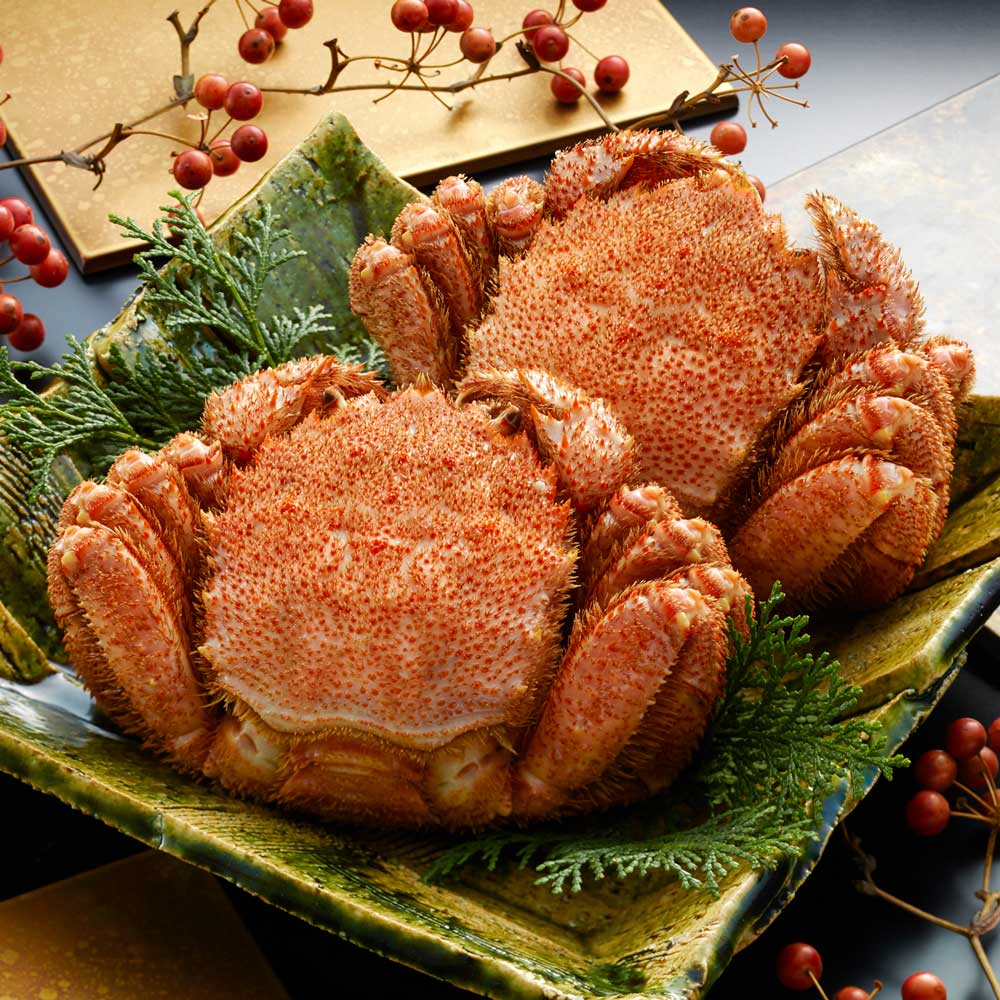 【ギフトカード】北海道産 ボイル毛がに姿 500g×2杯