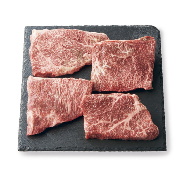 ミヤチク 国産黒毛和牛 ステーキ用（モモ135g×4枚）