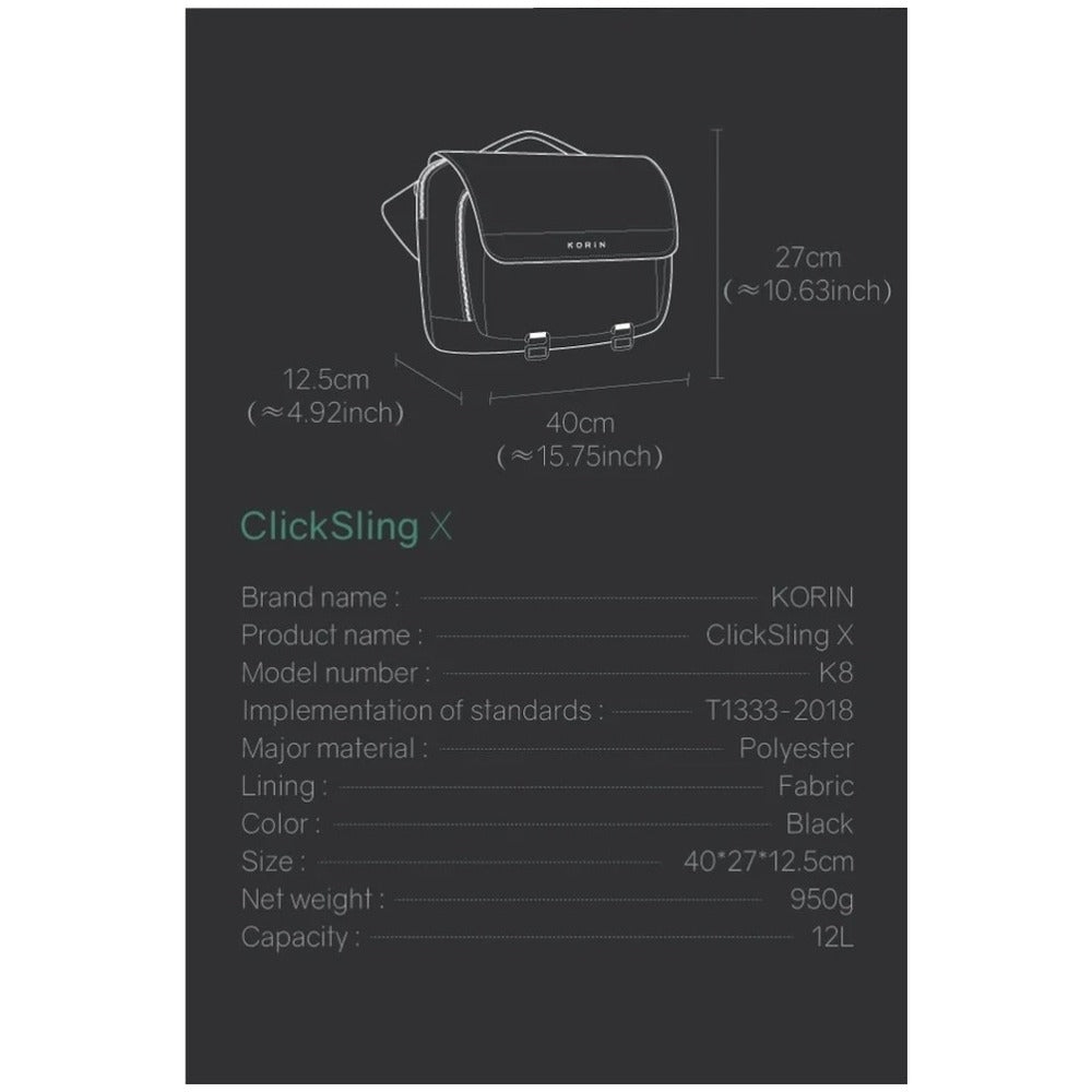KORINDESIGN クリックスリングX（ブラック）