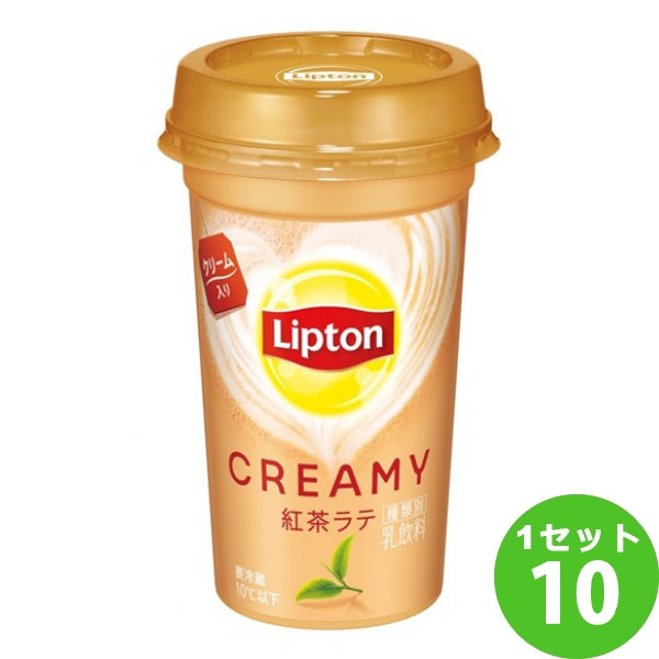 森永 リプトン ＣＲＥＡＭＹ 紅茶ラテ 240ml【10本】