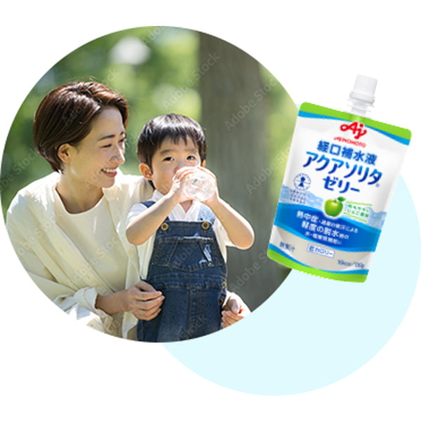 味の素 アクアソリタ ゼリー りんご風味 130g【24本(1ケース)】