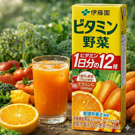 伊藤園ビタミン野菜パック200ml×24本×4ケース(96本)