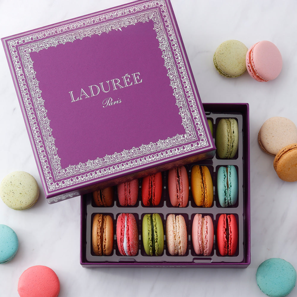 【ギフトカード】LADUREE（ラデュレ）ナポレオン ヴィオレ マカロン18個入り