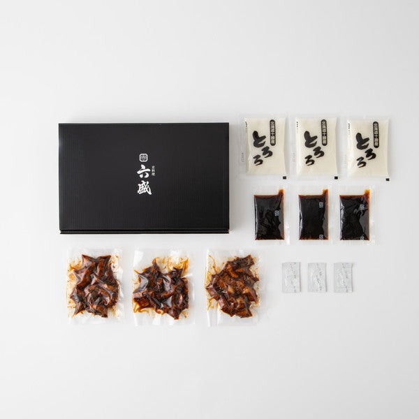 【お歳暮熨斗】国産うなとろセット 3個セット