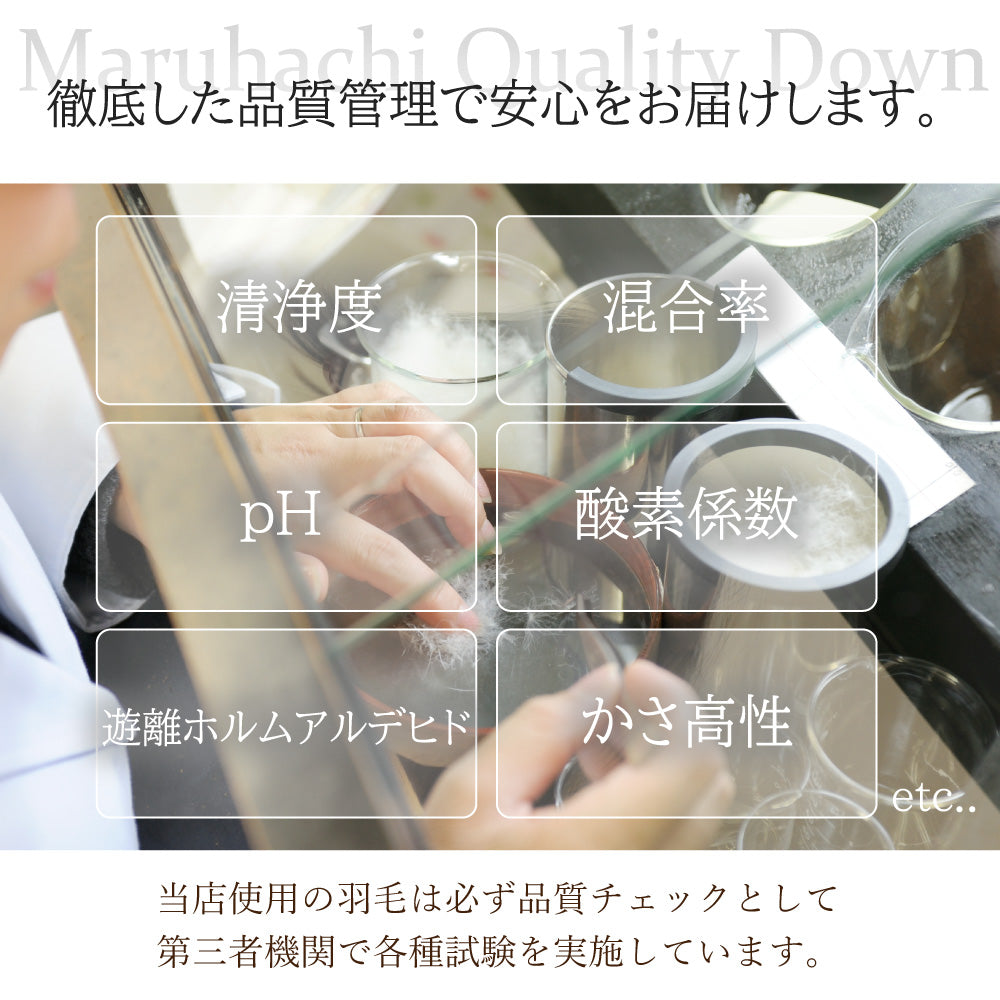 ハンガリー産ホワイトダックダウン85％ 羽毛肌掛け布団 シングル ブルー