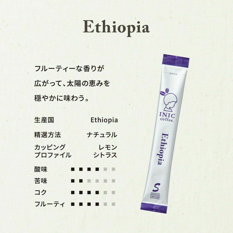 【ギフトカード】INIC coffee　ドリップドコーヒーパウダー　ビーンズアロマ　エチオピア 30P