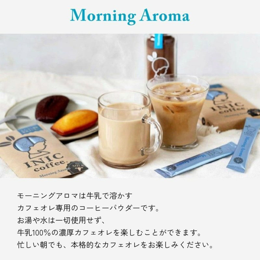 【ギフトカード】INIC coffee　ドリップドコーヒーパウダー 人気2種飲み比べ（スムースアロマ・モーニングアロマ）