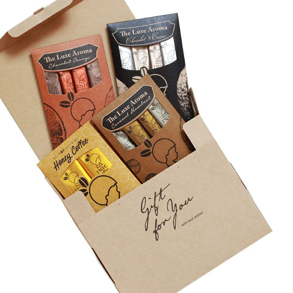 【ギフトカード】INIC coffee　ドリップドコーヒーパウダー　ラテ好きのためのコーヒーセット