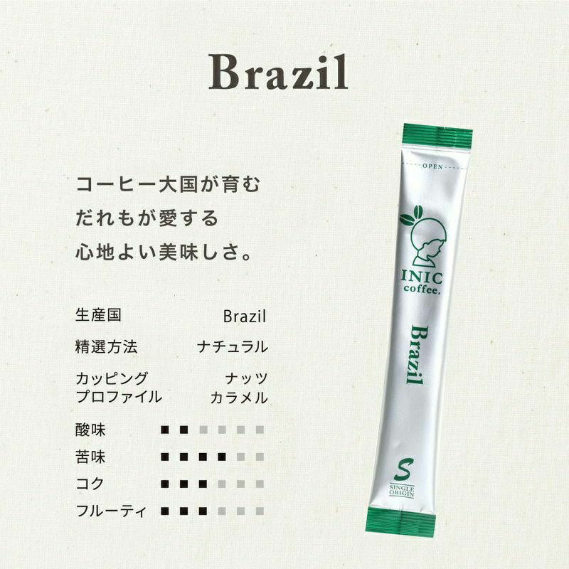 【ギフトカード】INIC coffee　ドリップドコーヒーパウダー　ビーンズアロマ　アソートギフト 002（コロンビア・ブラジル・キリマンジャロ）