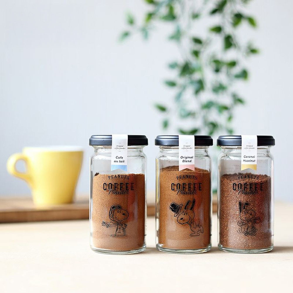 【ギフトカード】PEANUTS coffee スヌーピーcoffee　ボトルギフト 3種（オリジナル・カフェオレ・キャラメルヘーゼルナッツ）