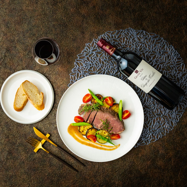 ラ・ロシェル　坂井宏行監修　サーロインステーキ　白トリュフソース