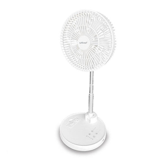 EXELUX コードレス静音サーキュレーター扇風機　ホワイト　25cm　PAN-EC10-WH