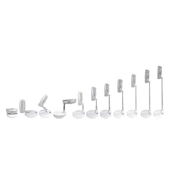 EXELUX コードレス静音サーキュレーター扇風機　ホワイト　20cm　PAN-EC8-WH