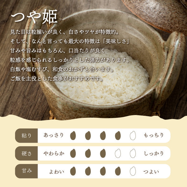 山形県産つや姫 2kg×5袋（合計10kg）