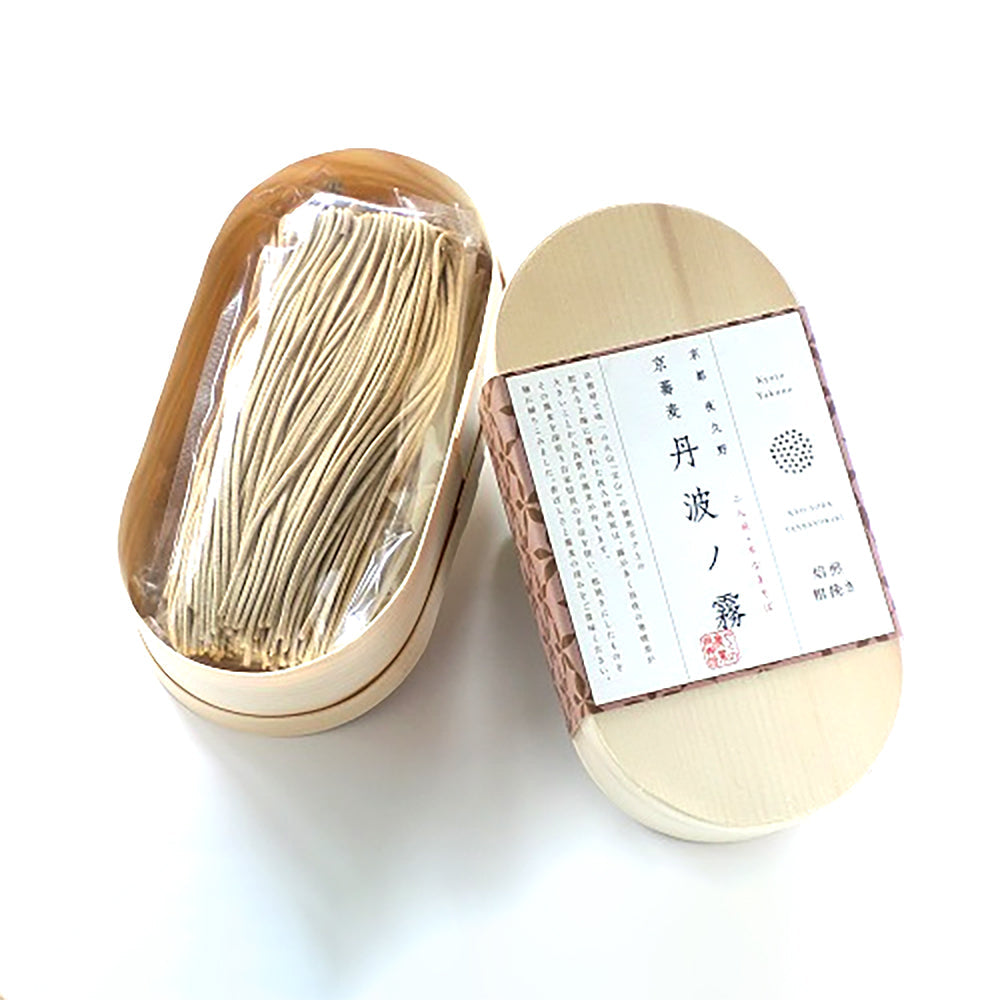 京蕎麦　丹波ノ霧　焙煎粗挽きそばセットＢ【半生蕎麦2種 計6人前】