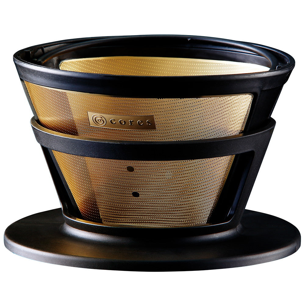 【ギフトカード】Cores(コレス) ゴールドフィルター(2-8カップ) ブラック