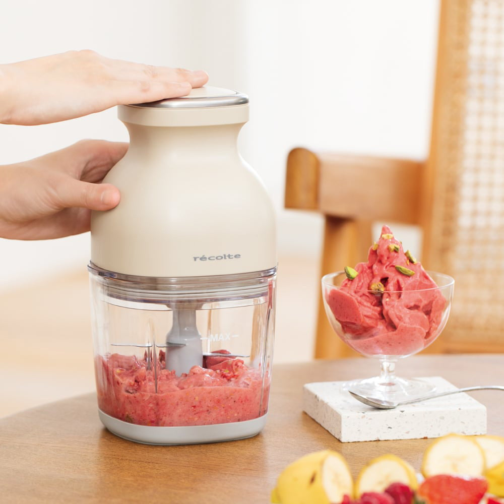 【ギフトカード】recolte(レコルト) コードレス カプセルカッターボンヌ ナチュラルブラック