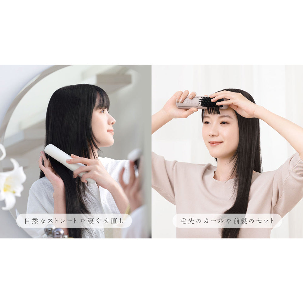 【ギフトカード】FESTINO（フェスティノ）充電式スタイリング ヒーターブラシ ホワイト
