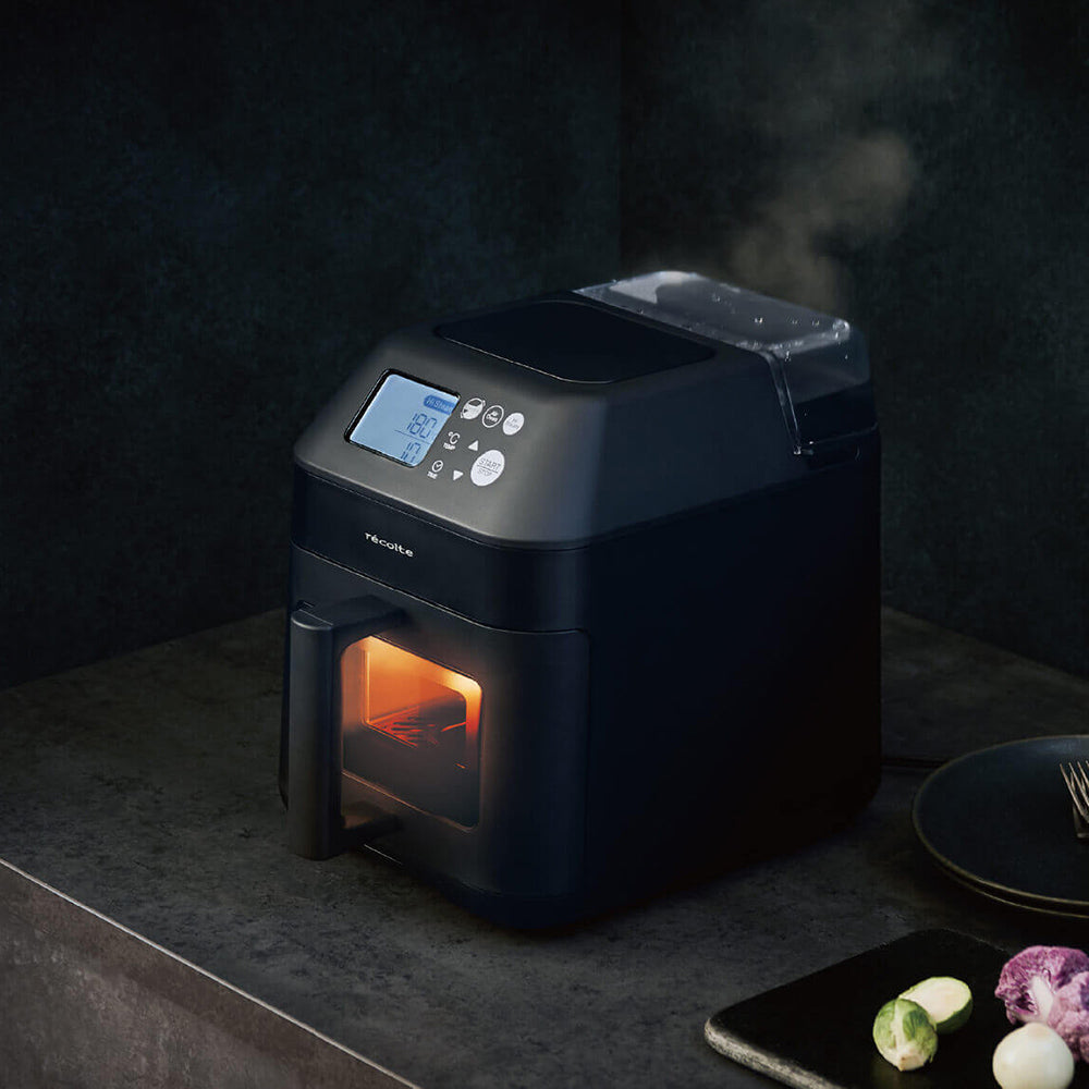 【ギフトカード】recolte（レコルト）ハイスチームエアーオーブン ナチュラルブラック