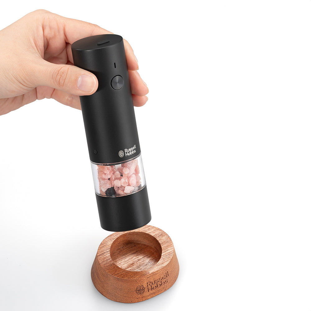 【ギフトカード】Russell Hobbs（ラッセルホブス）充電式ミル ソルト&ペッパー ミニ ブラック（１本）